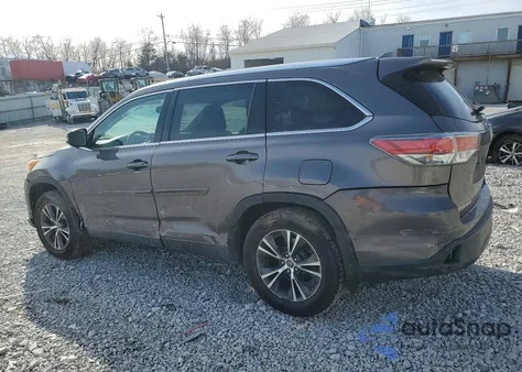 2016 Toyota Highlander Xle from USA, damaged, VIN 5TDJKRFH8GS264431